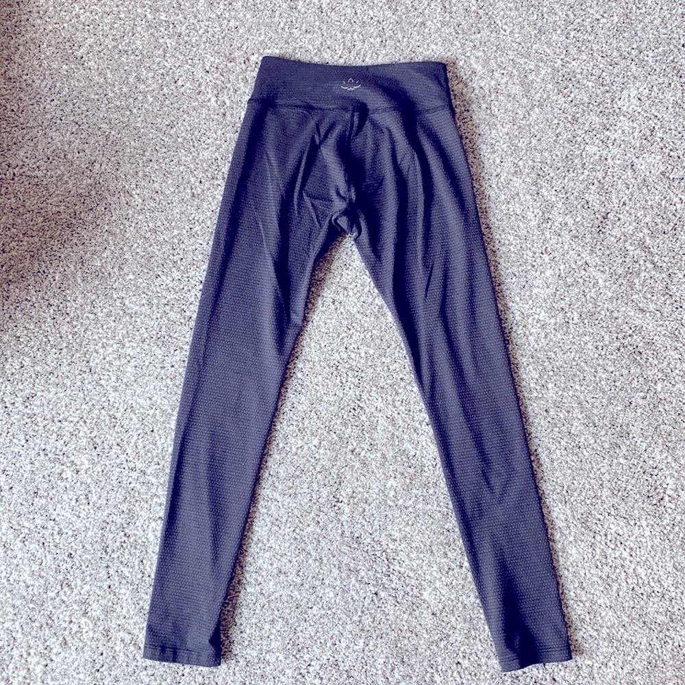 Beyond yoga pants, black/purple, size S